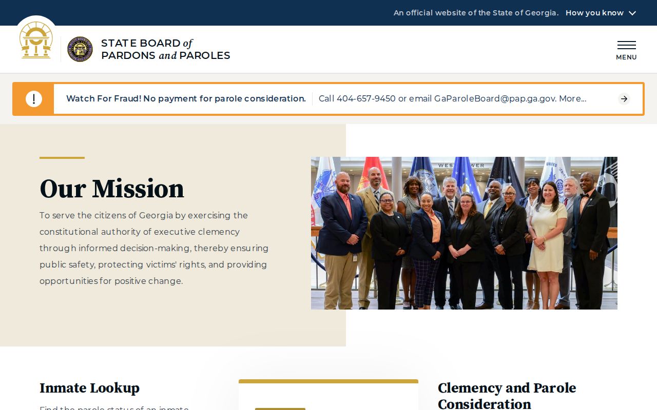 Morgan County criminal history parole status resources