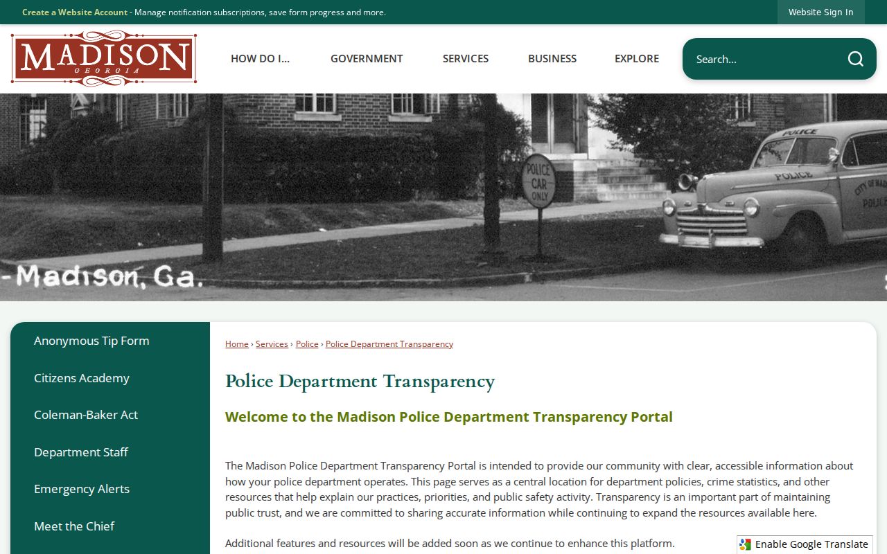 Madison criminal records transparency and 2025 city crime trends